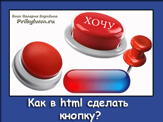 Как сделать кнопку на хтмл