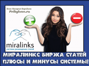 миралинкс биржа статей