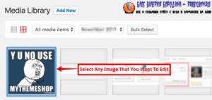 How To Edit Image In Library Select any image that you want to edit