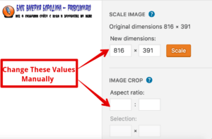 How To Edit Image In Library change these values manually